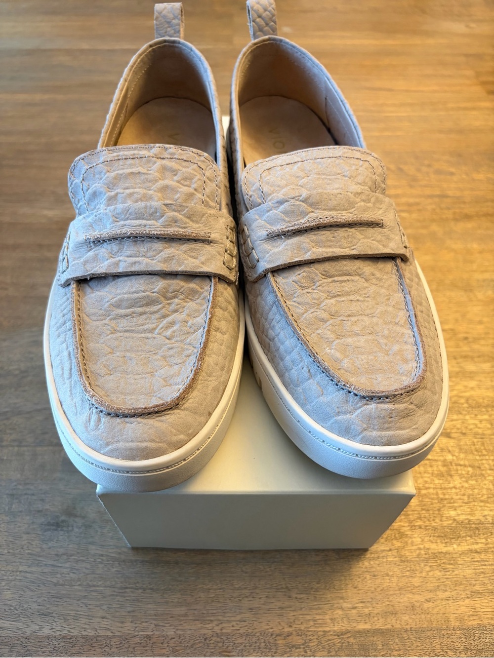Vionic Slip-On Loafers in Light Taupe - Cobblestone - Picture 2 of 7